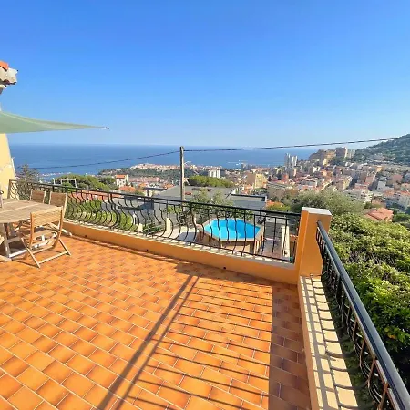 Apartment Panoramic View Swimming Pool Beausoleil